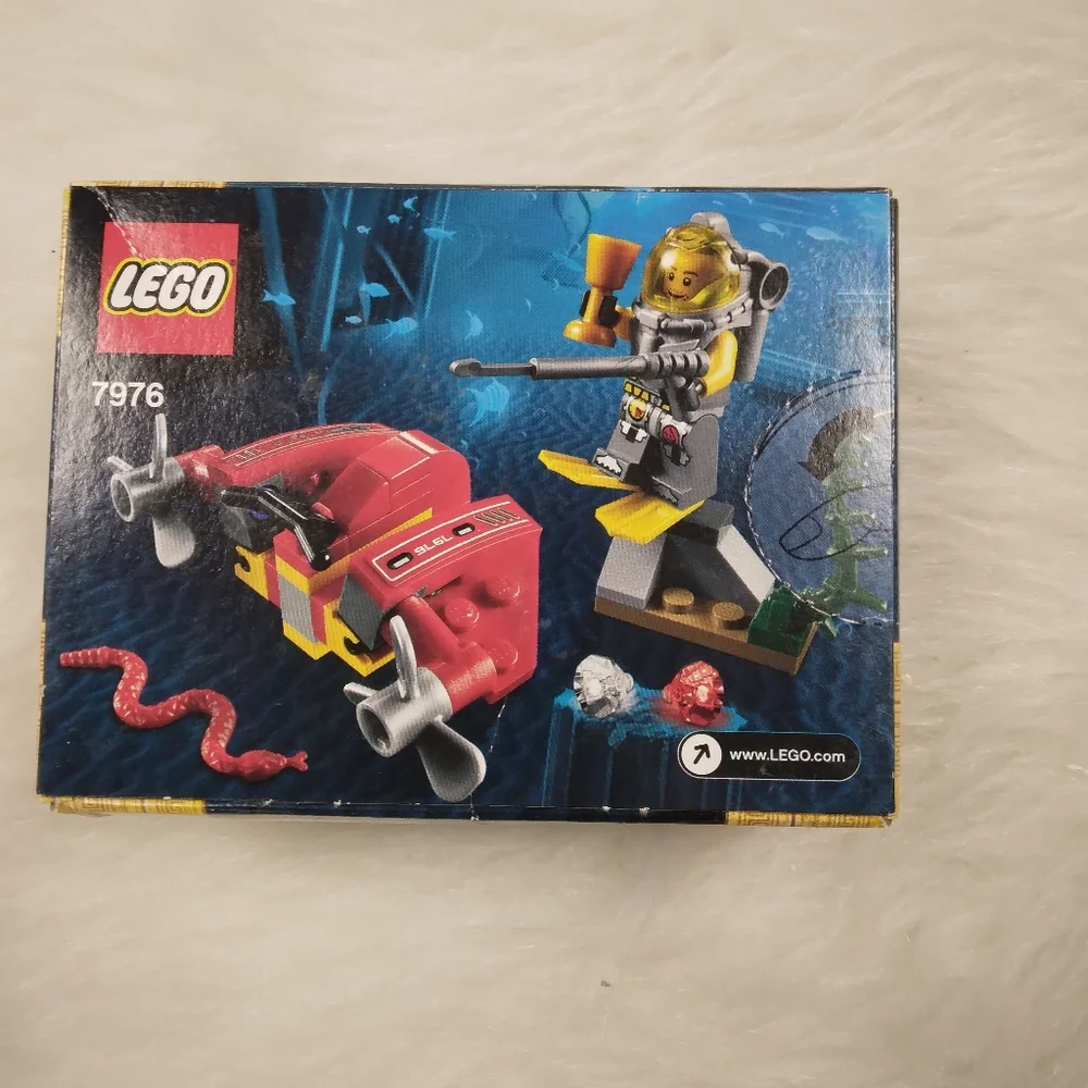 LEGO Atlantis 7976 Ocean Speeder, 54 Pieces, NIB